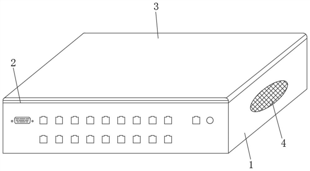 A high temperature resistant industrial Ethernet switch