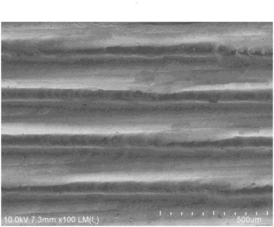 Electrotome surface laser grooving and polishing integral machining method