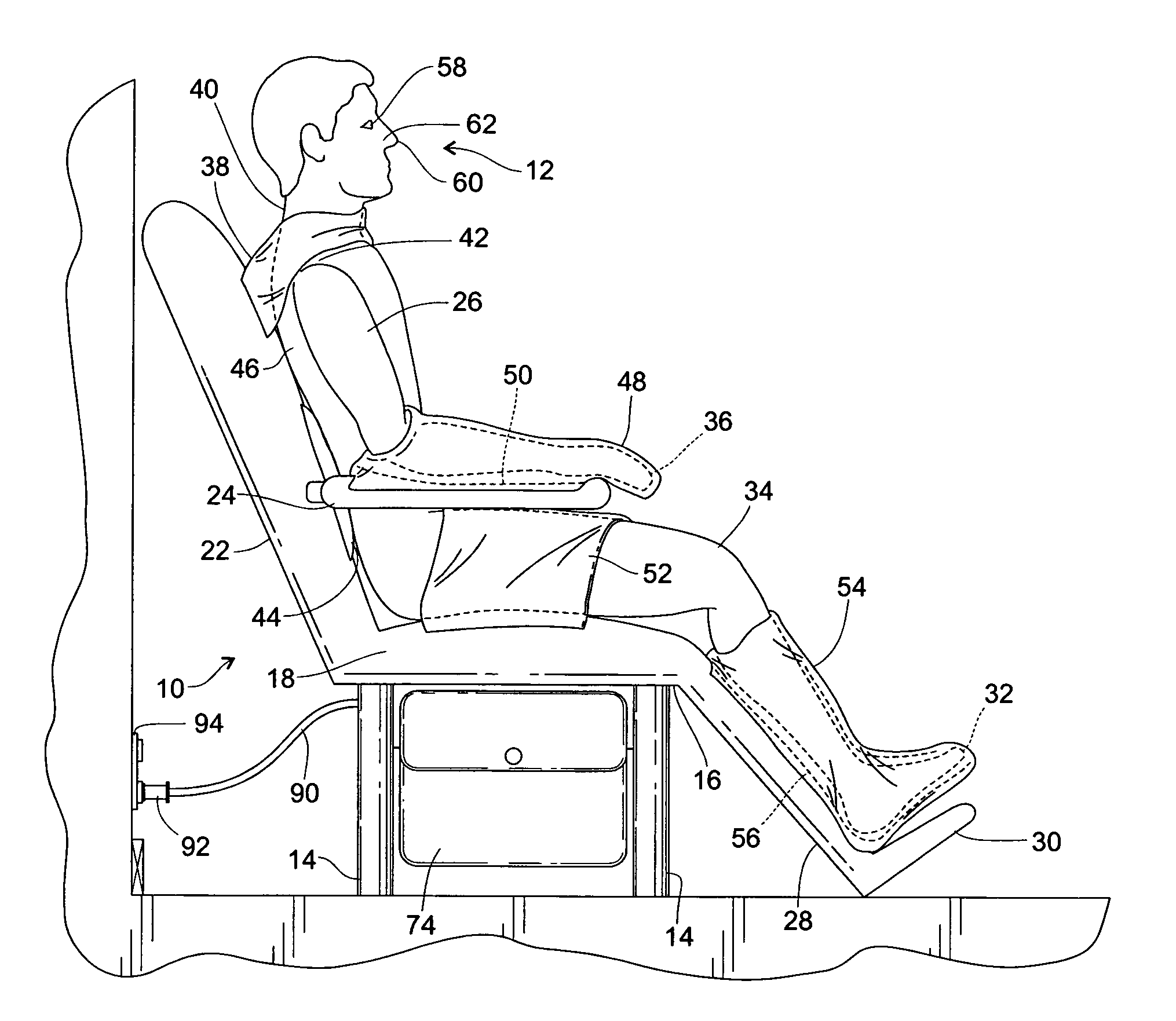 Aromatherapy chair for natural bodily relaxation, rejuvenation and healing