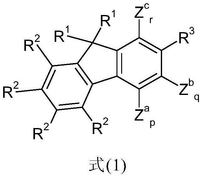 Fluorenes and electronic devices containing them