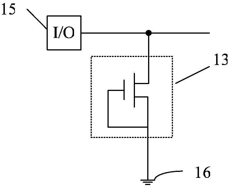 Electrostatic protection structure and electrostatic protection circuit