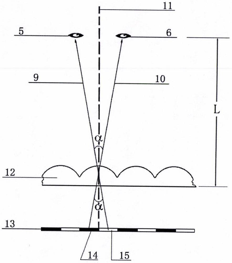 Multi-mode display method of naked eye 3D display