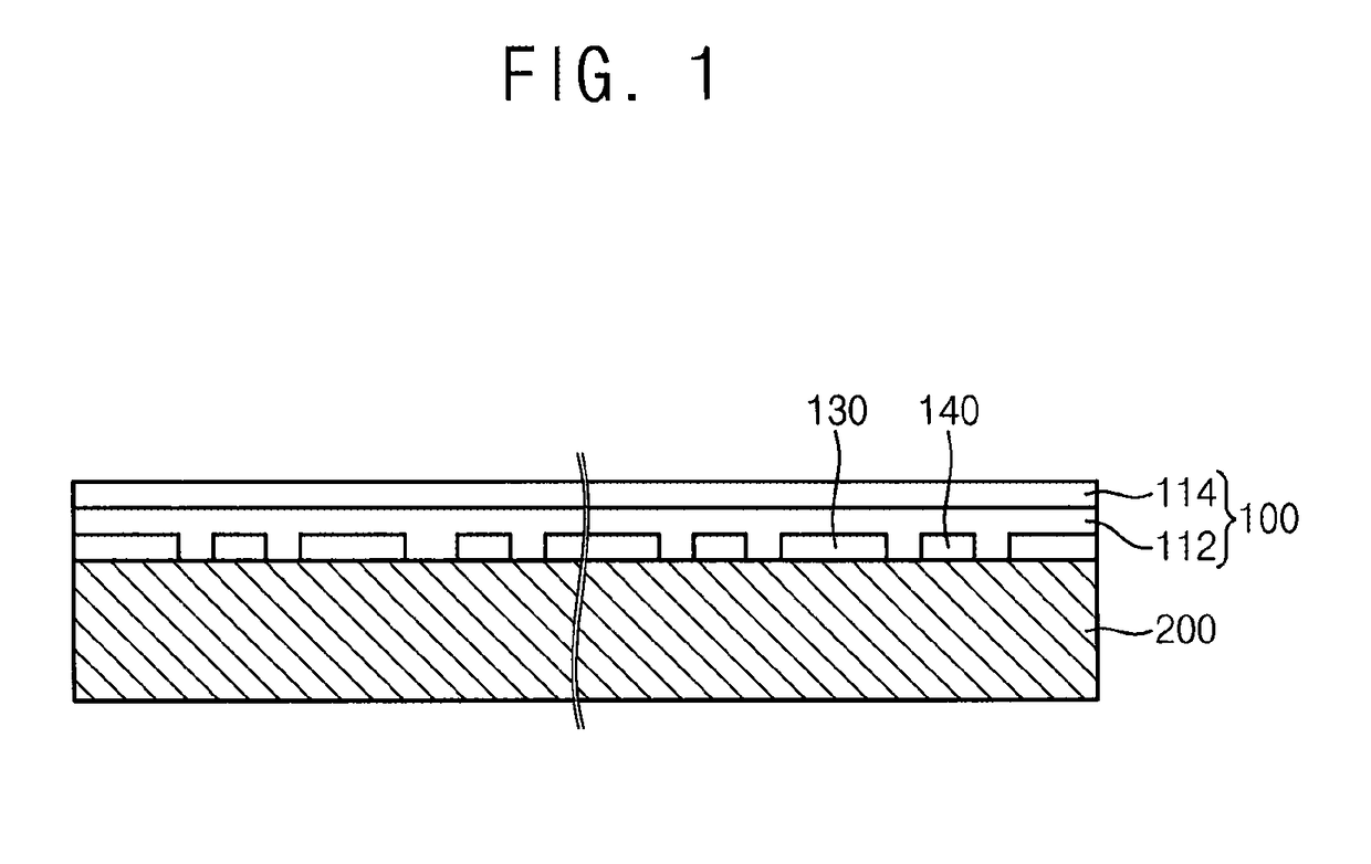 Mother substrate for a touch screen panel and array test method thereof