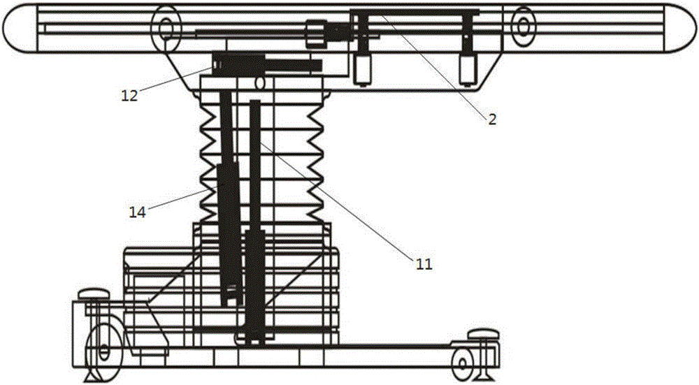 Multi-position urinary calculus elimination bed