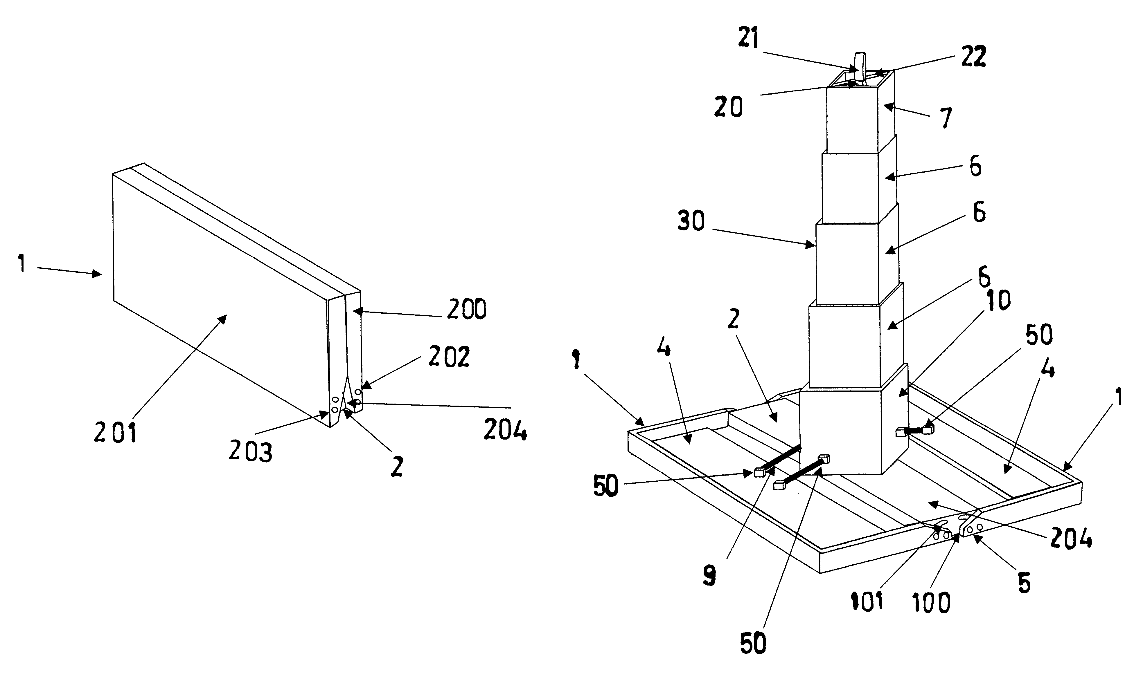 Condensed retractable safety marker