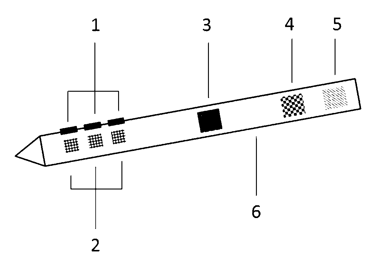 Electronic handwriting pen for identifying finger pen scratching and knocking actions and input method thereof