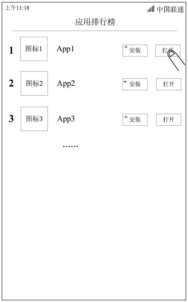 Application interaction method and device