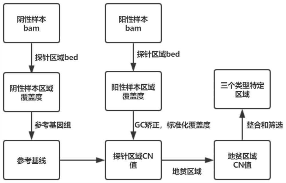 Capture probe composition of three subtypes of thalassemia and its application method and application device