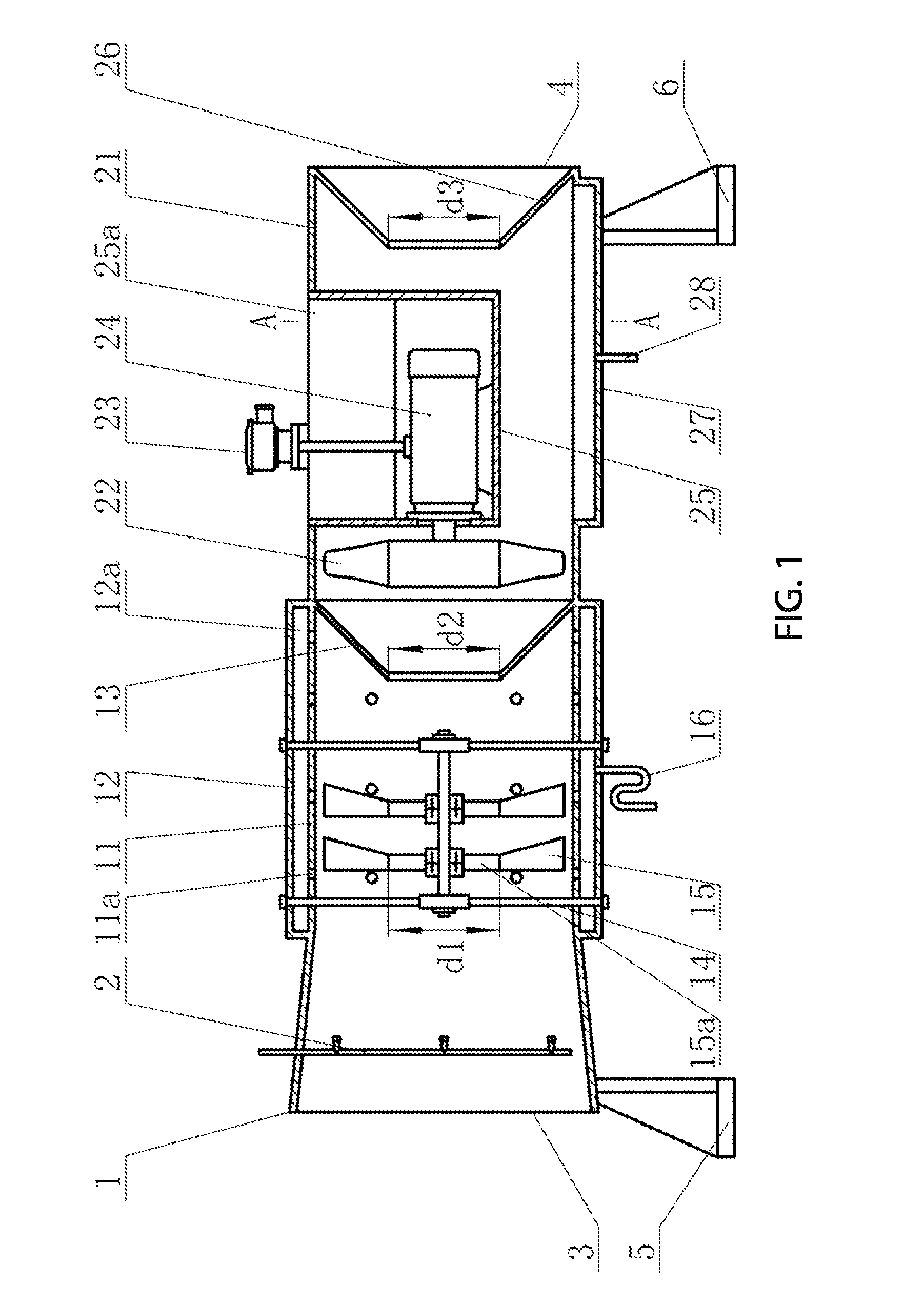 Spray centrifugal dedusting fan