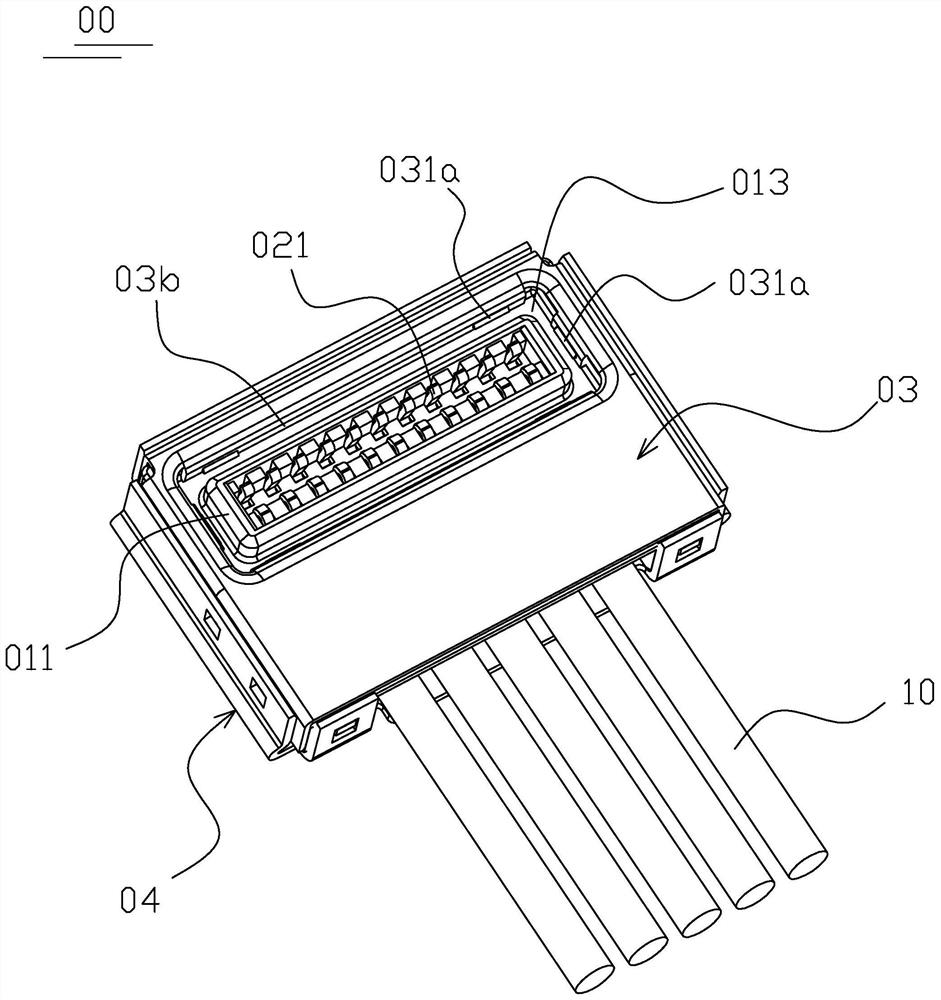 A multi-channel signal connector