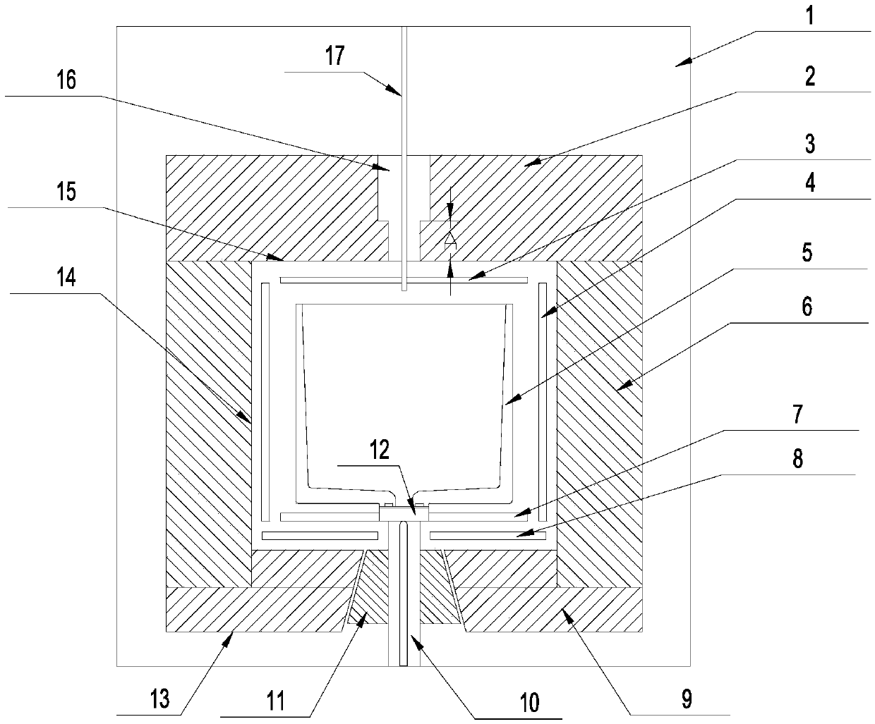 Thermal field system for sapphire single crystal growth