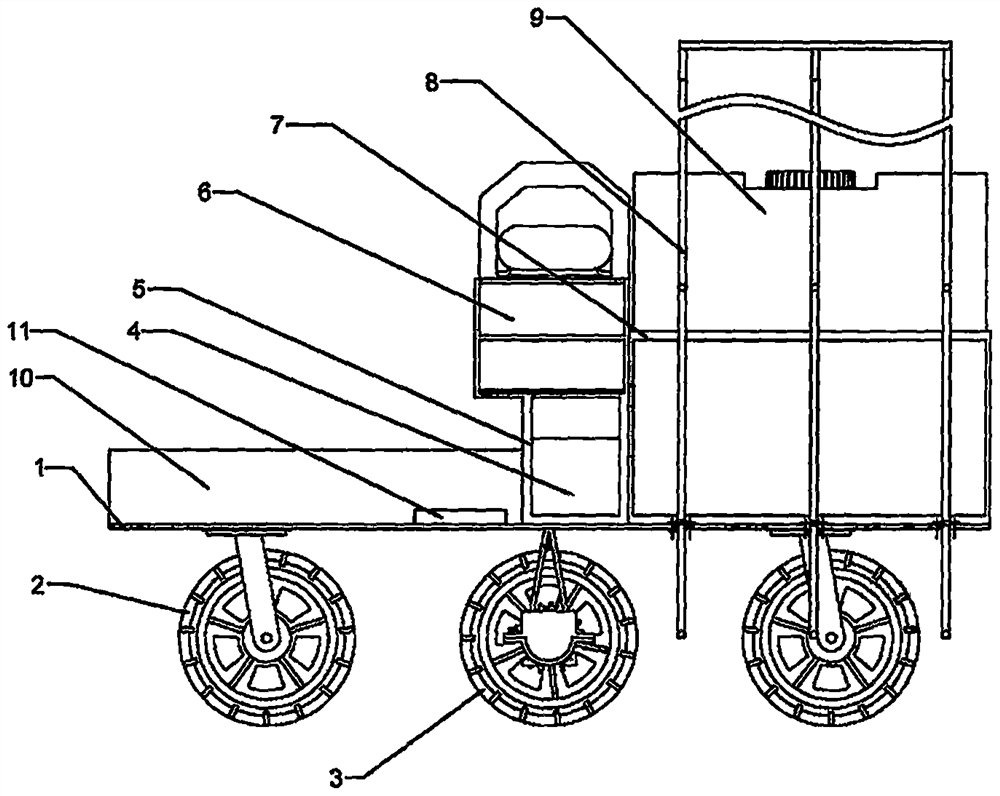 Automatic navigation pesticide application system and pesticide application mode for facility solanaceous vegetables