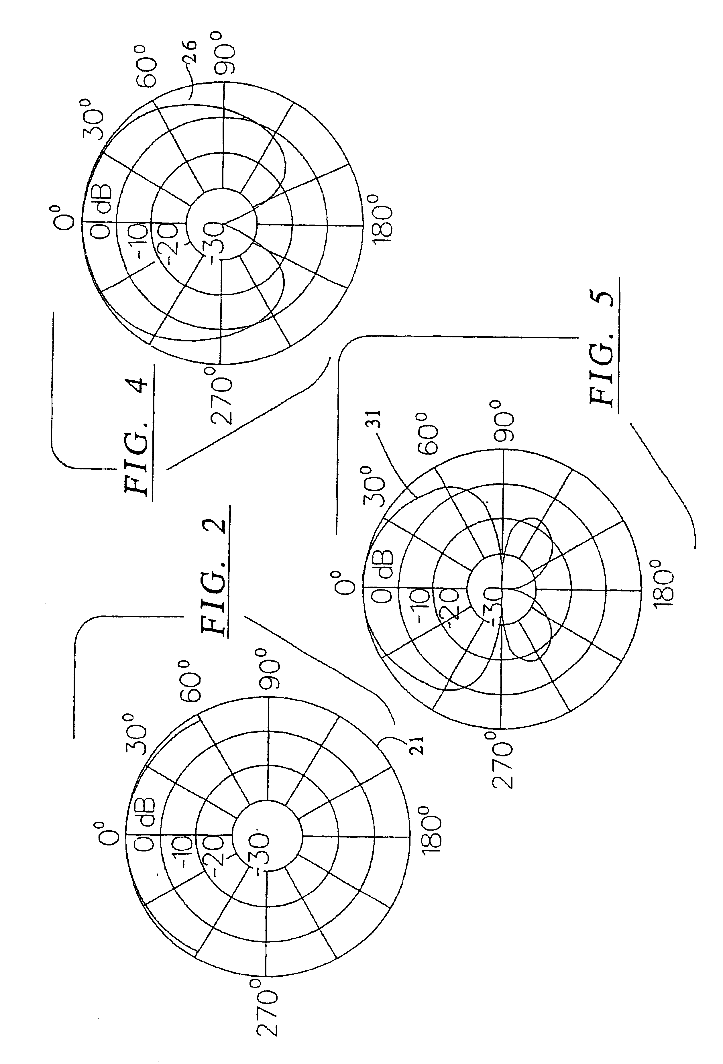 Hearing aid having second order directional response