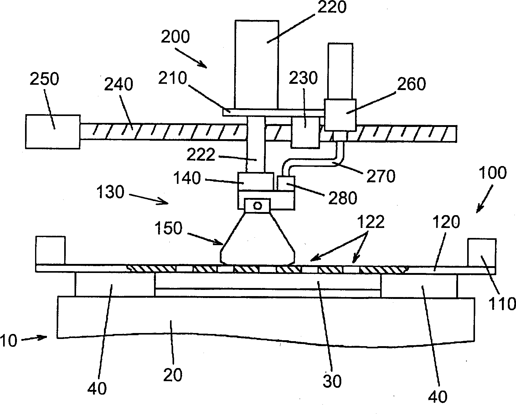 Screen printing device and screen printing method