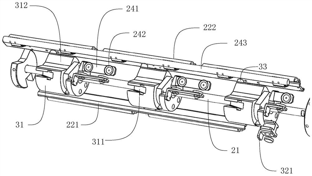 Cylinder inner wall sheet pasting mechanism