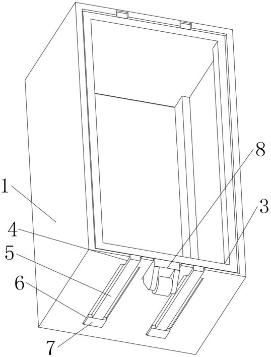 Dustproof network server with high heat dissipation performance