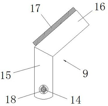 A transmission device for air conditioner top cover processing