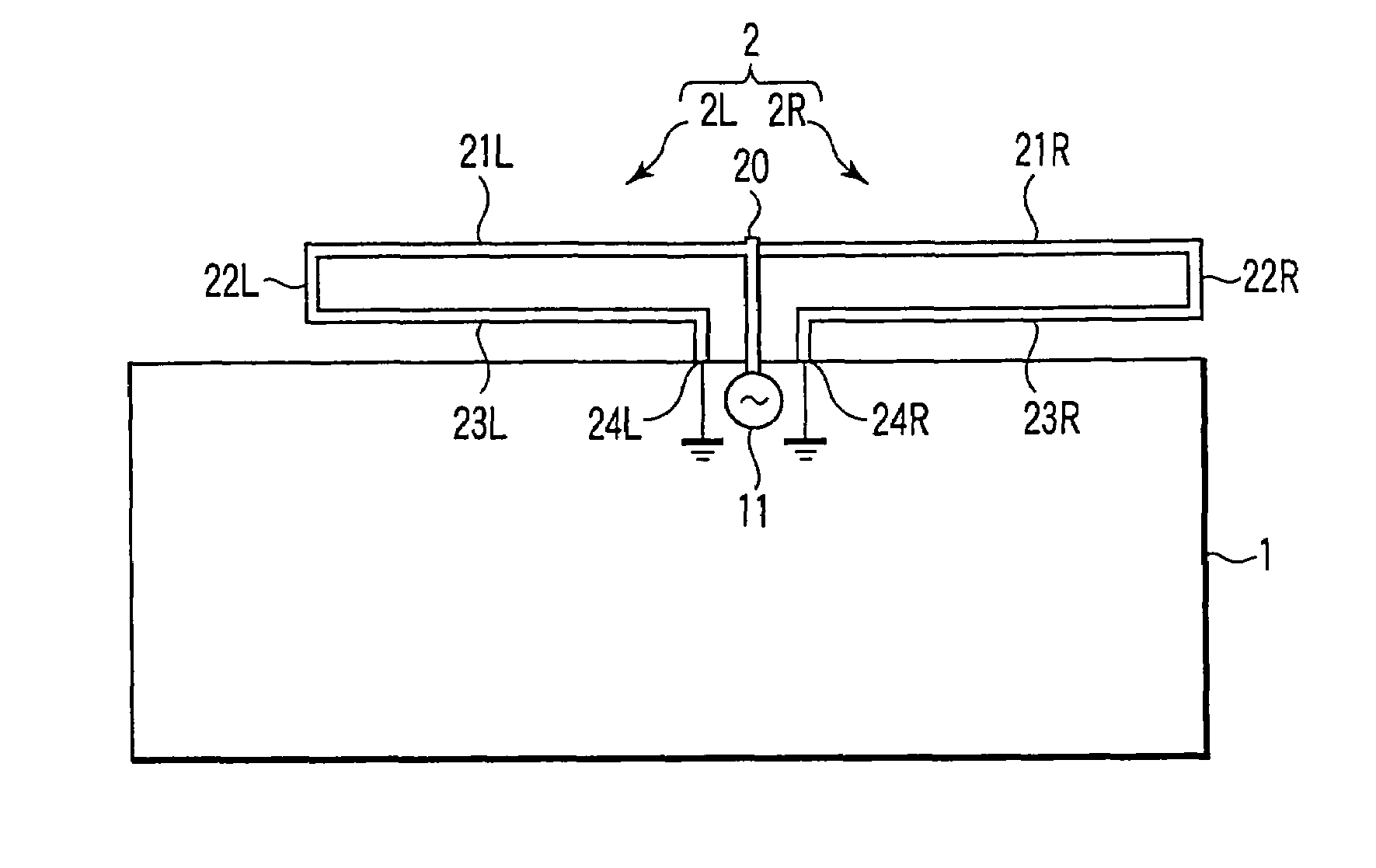 Antenna device and mobile communication terminal equipped with antenna device