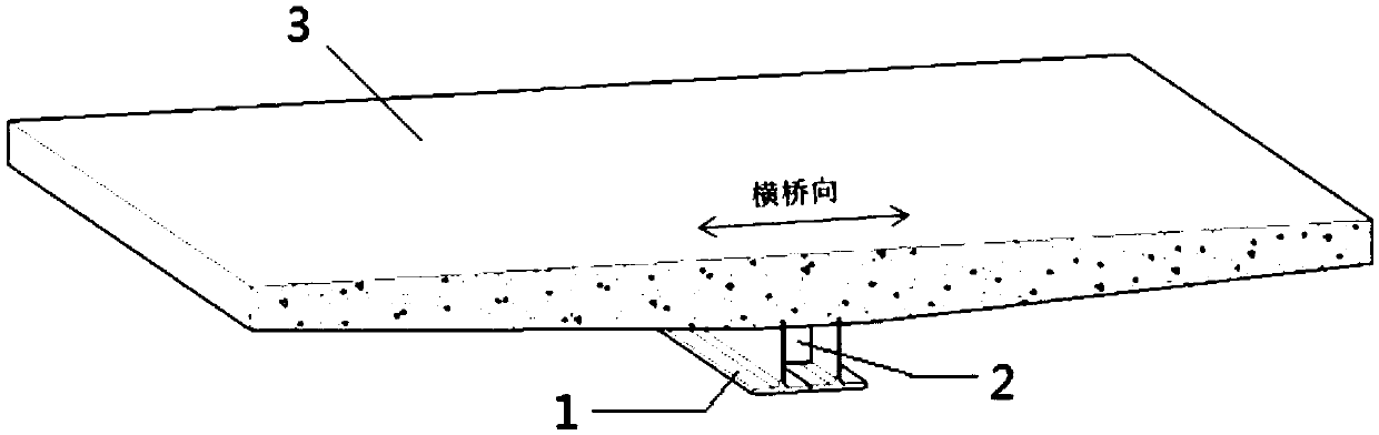 Low groove-type steel and concrete composite beam