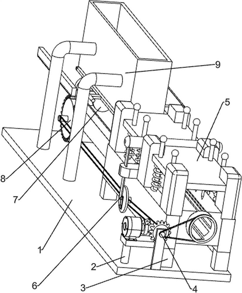 Timber perforating device for mushroom planting