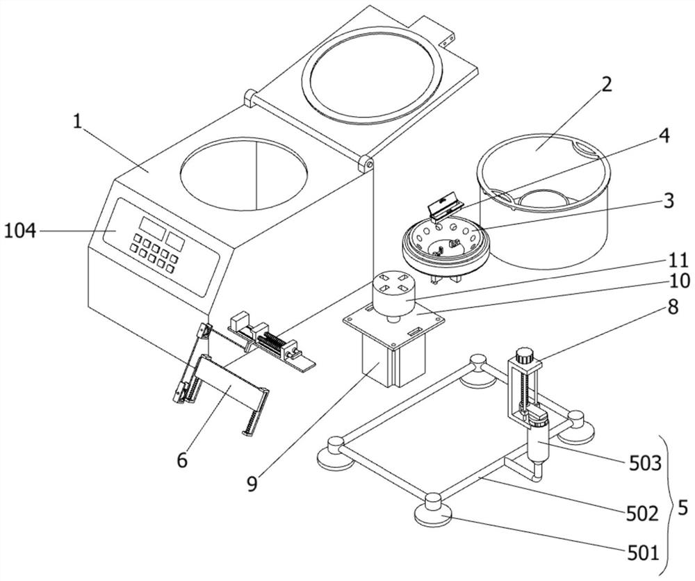 Stem cell rapid centrifuge capable of preventing centrifugal pollution