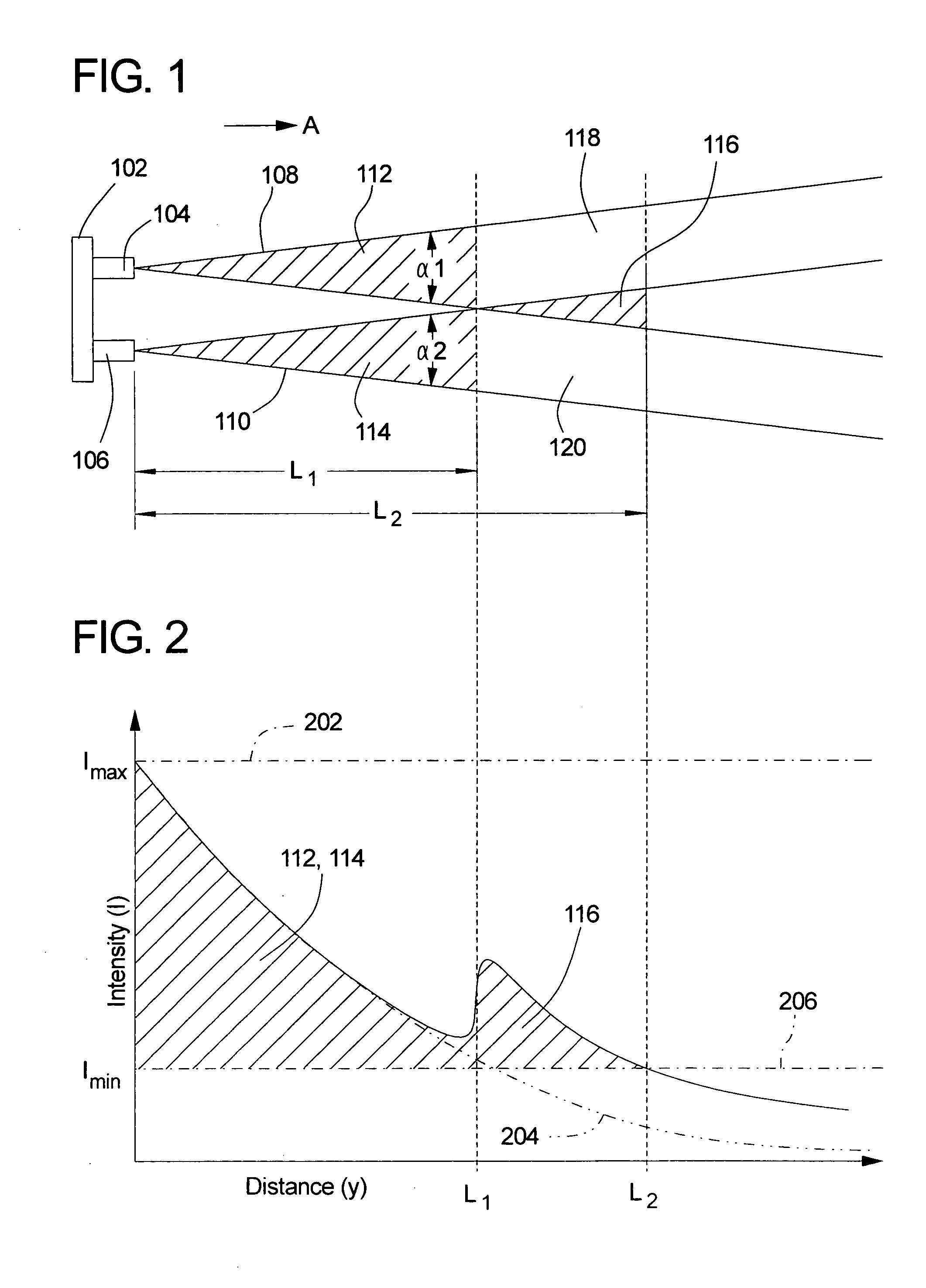 Laser dazzler matrix