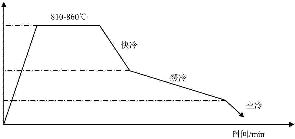 Blast drill bit heat treatment process