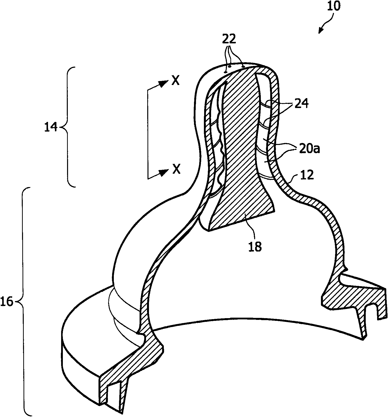 Peristaltic teat