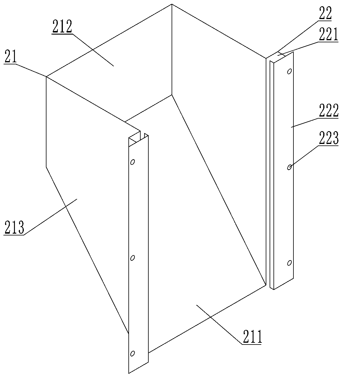 Retaining structure impact load simulation test device and method