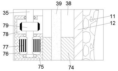 A buried hidden monitoring device for shopping malls