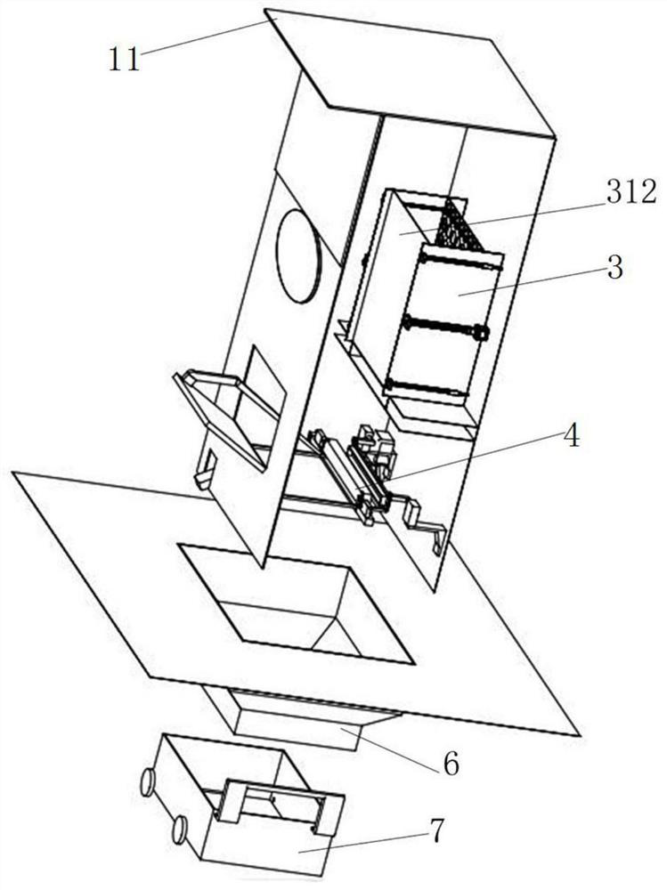 Household garbage datamation classification recycling system and classification method