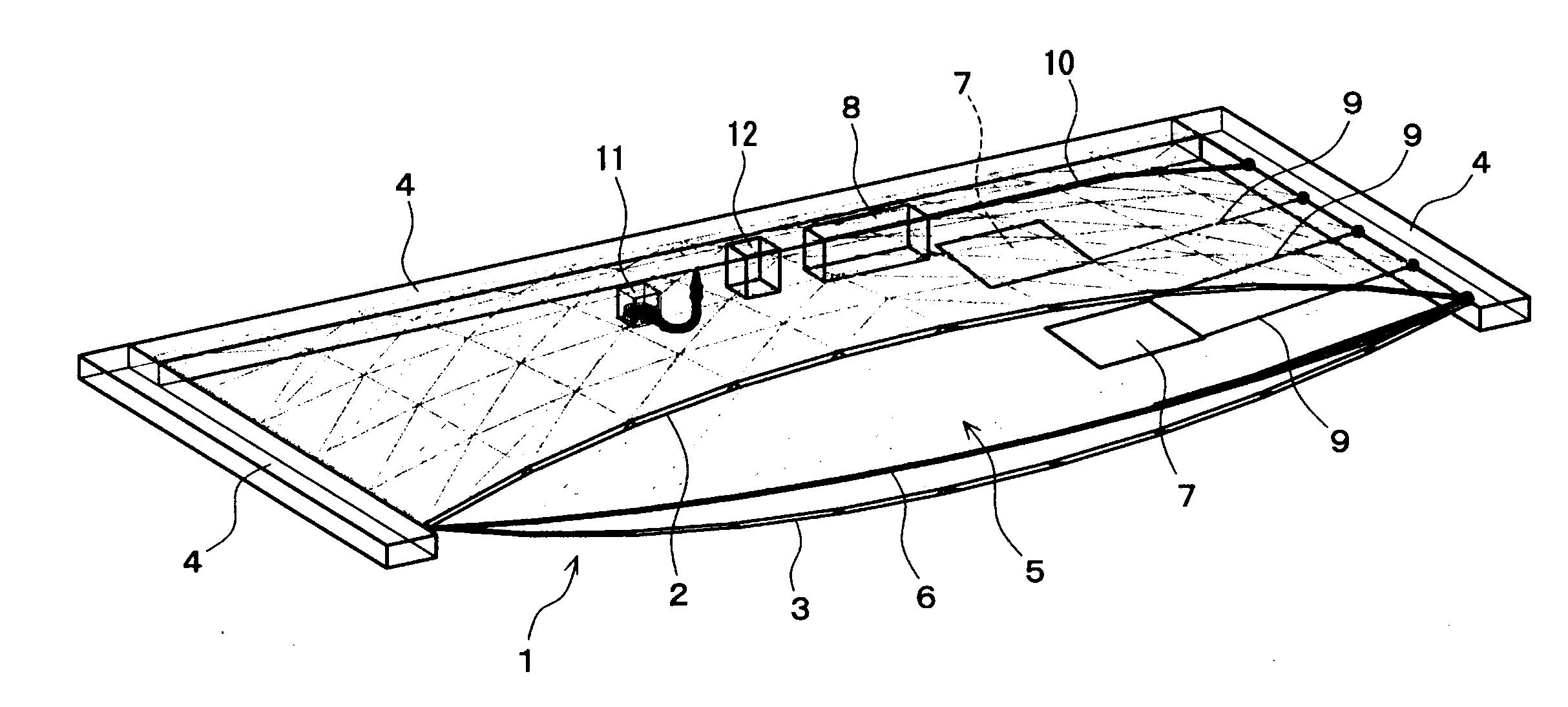 Enclosure structure for building