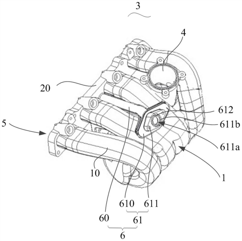 Connection structure of intake manifold and egr system