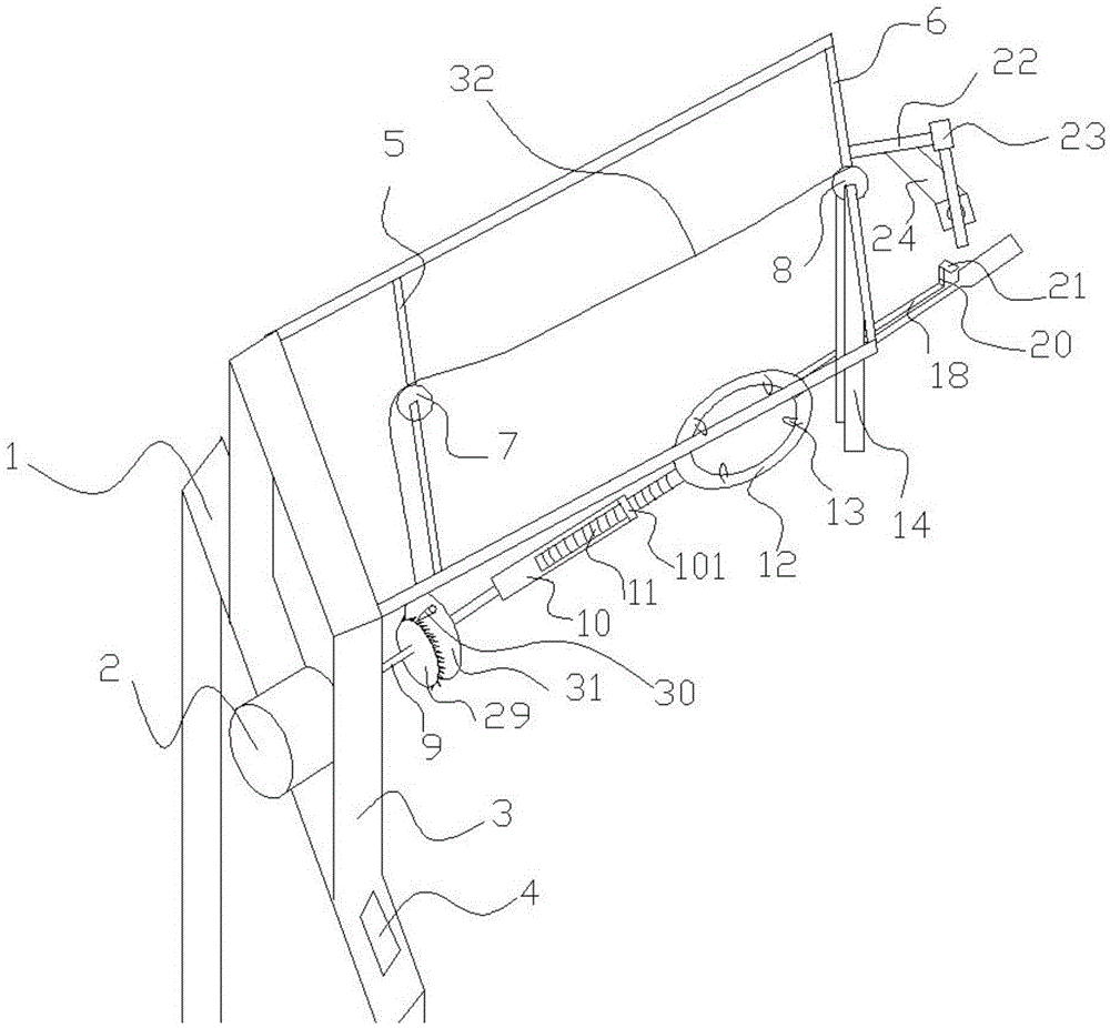 Full-automatic racket sweatband binding device