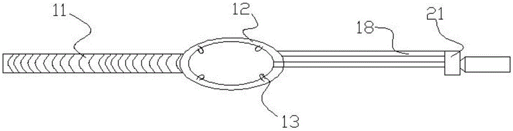 Full-automatic racket sweatband binding device