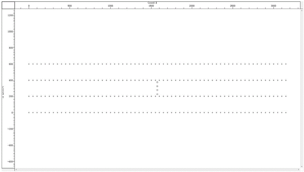 Concave polygon region observation system automatic full coverage quick layout method