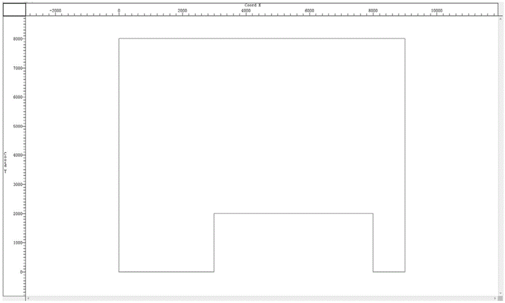 Concave polygon region observation system automatic full coverage quick layout method