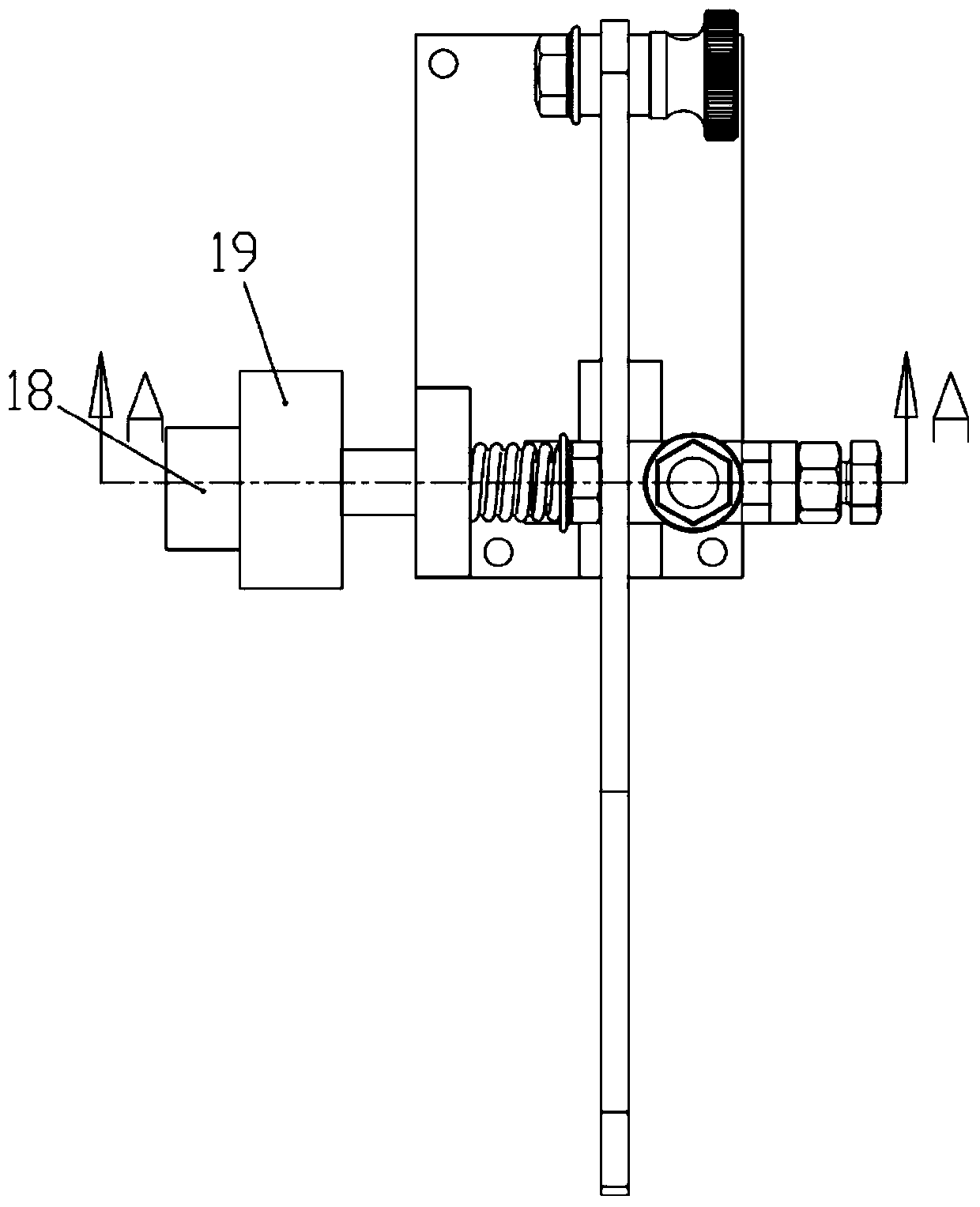 Quick workpiece positioning and clamping device capable of adjusting clamping force