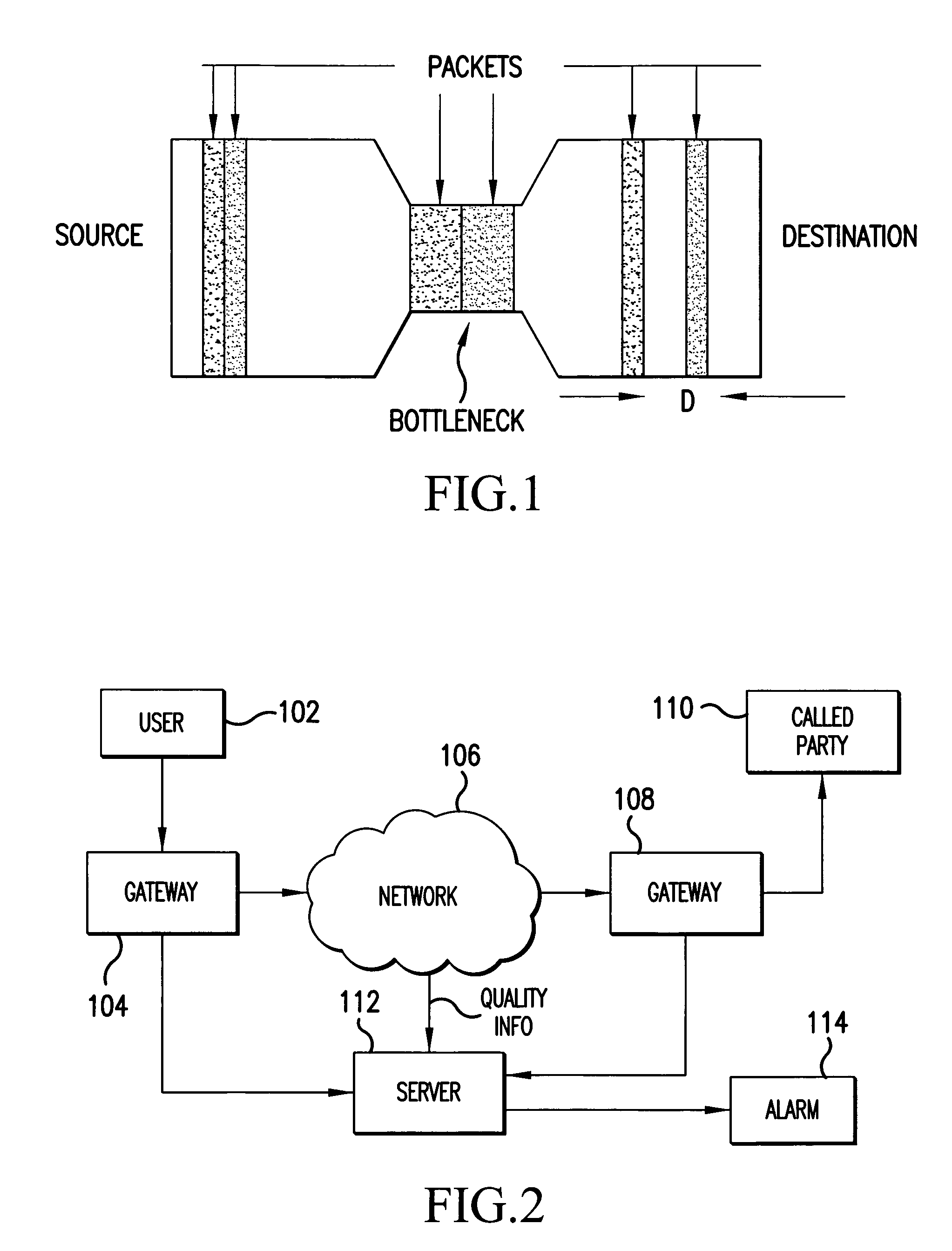 Call tracking using voice quality measurement probe