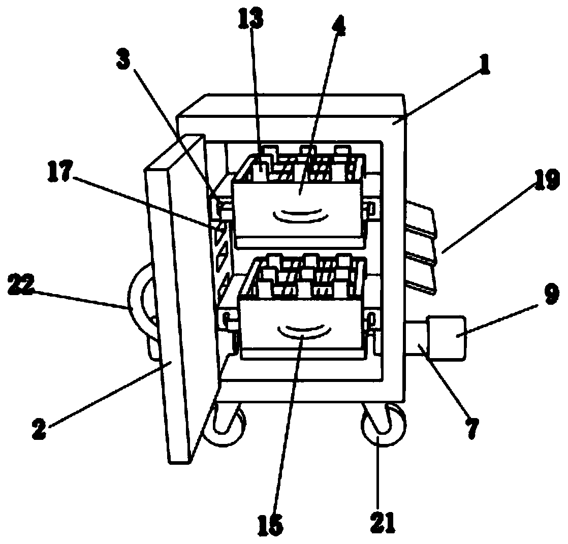 Blockchain label placing device