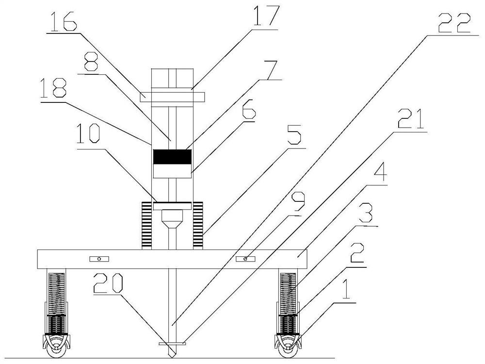 A self-adjusting visual and precise dynamic penetrating device