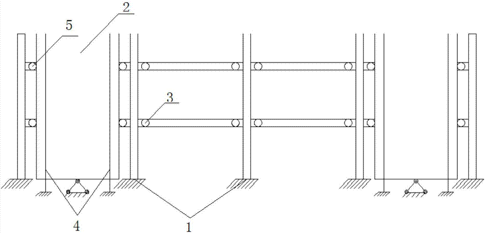 Multi-defensive line anti-seismic self-restoration assembly type frame-swinging wall energy consumption structure