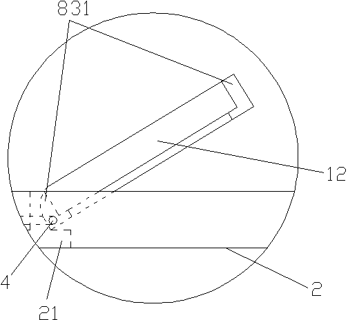 Heating tank cover capable of being opened and closed conveniently