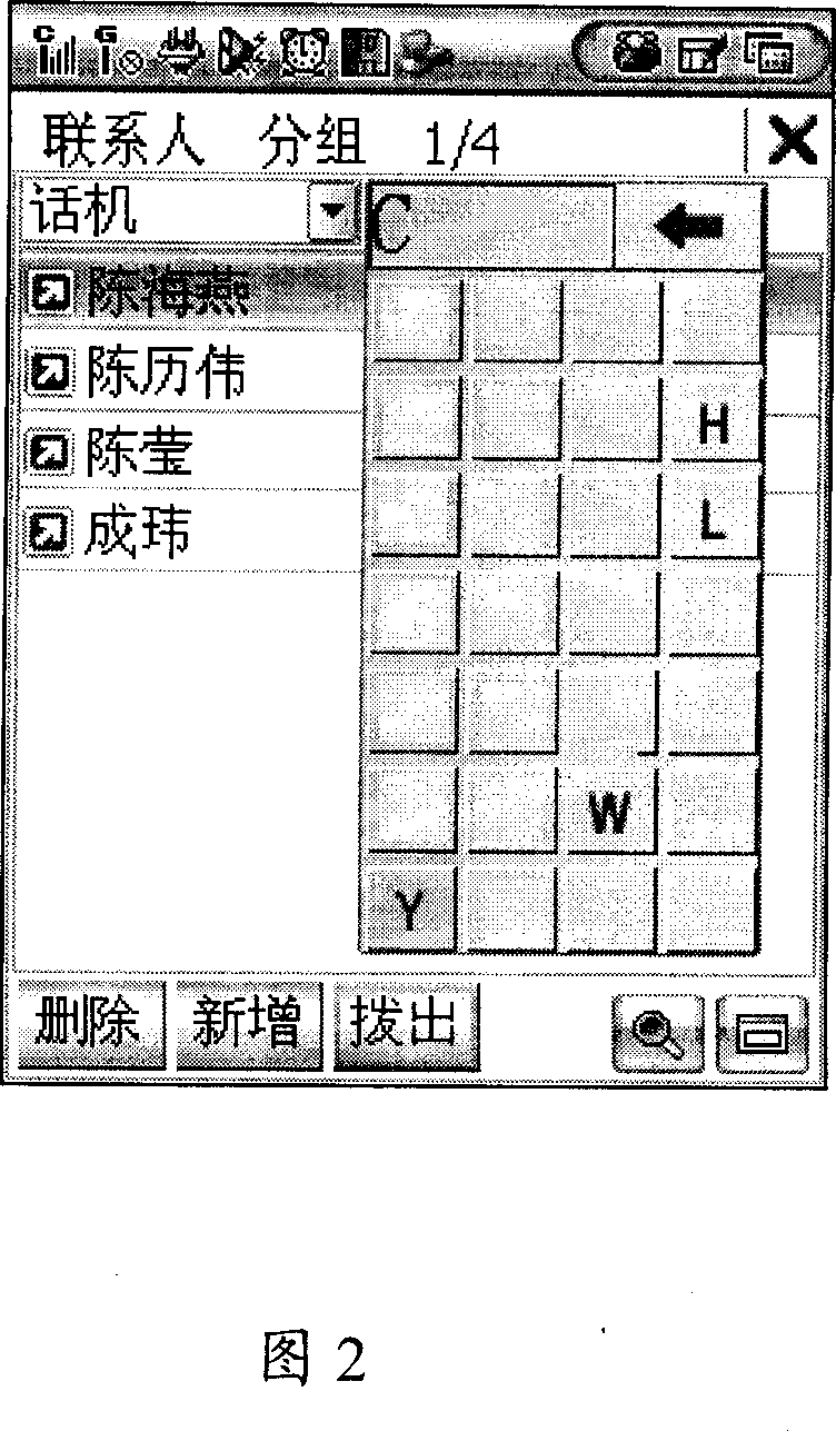 Method for positioning linkman of mobile terminal