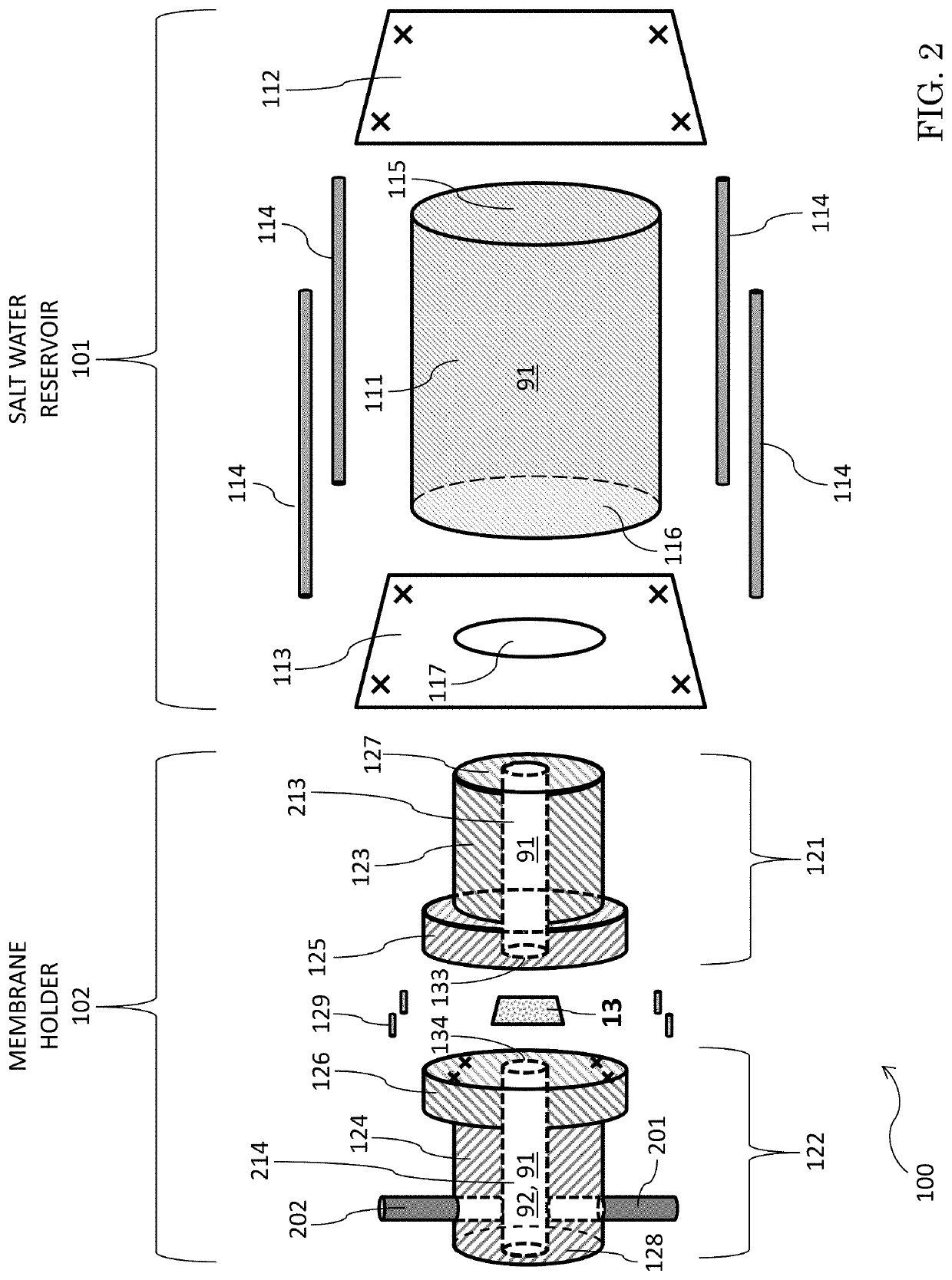 Method for making a freestanding membrane