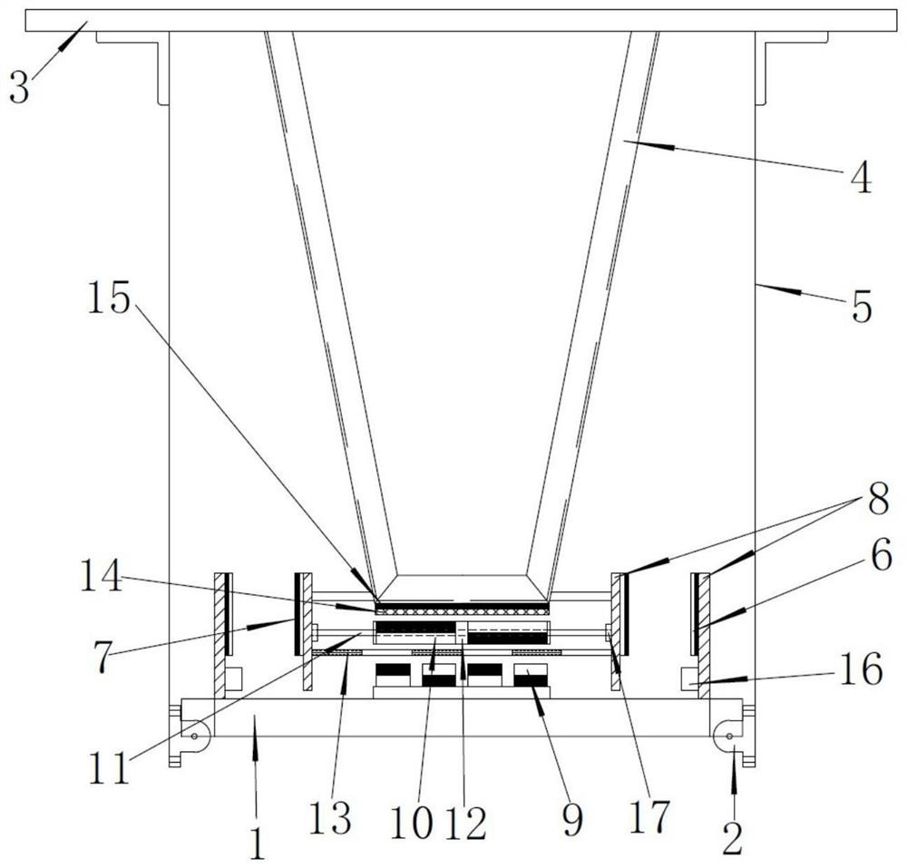 Horizontally tuned cantilever type eddy current damper