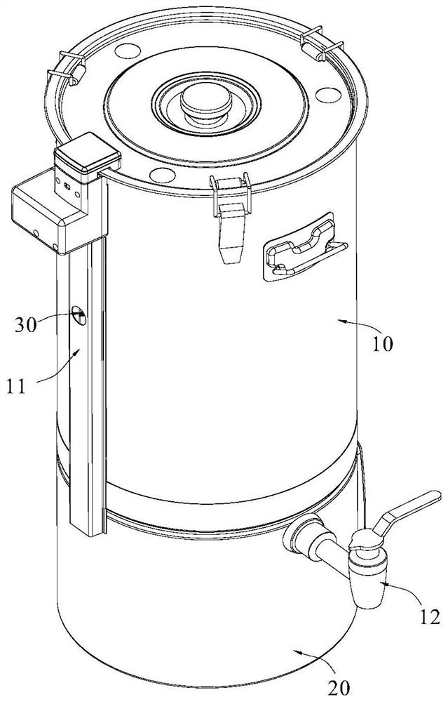 Wall breaking machine capable of automatically adding water