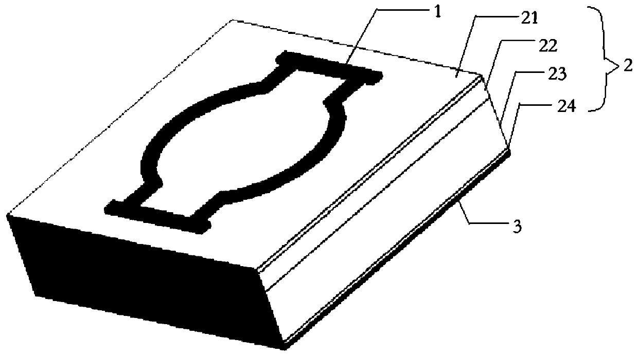 Candy-shaped metamaterial wave absorber