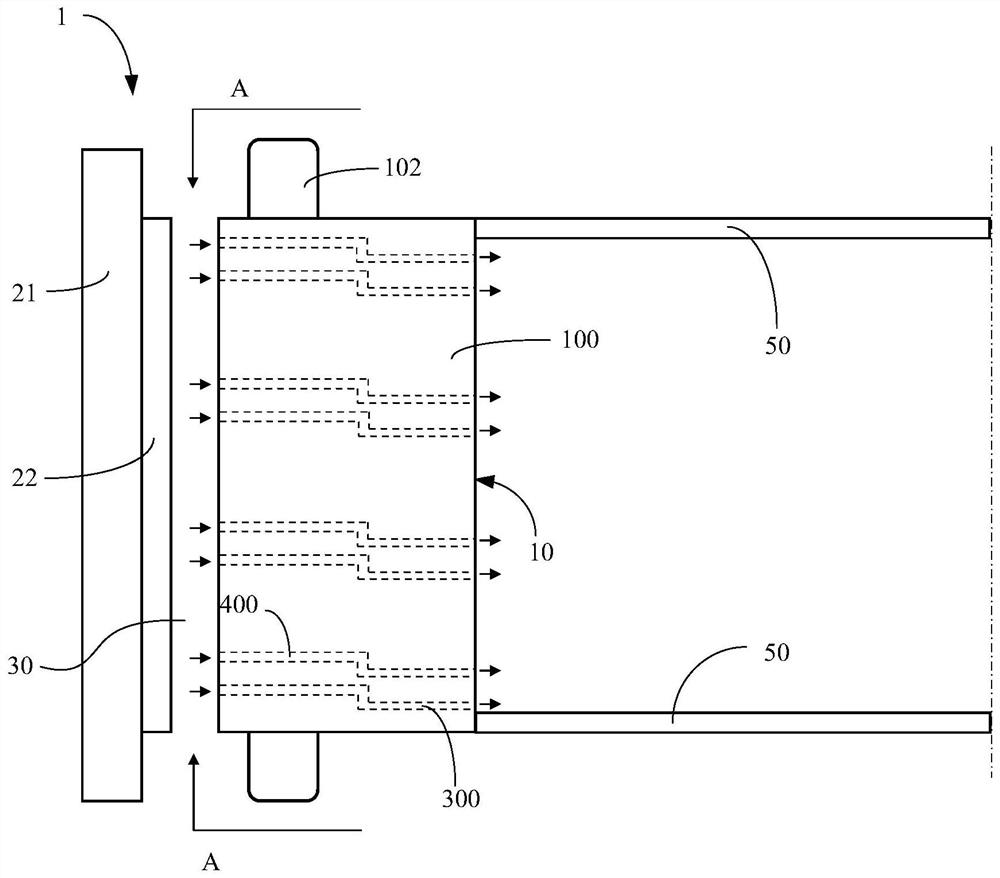 Generator stator and generator