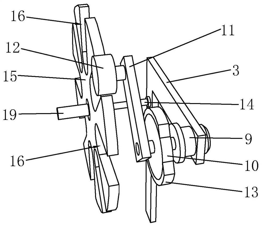 Fixed-length cutting machine and cutting method of HDPE double-wall corrugated pipe